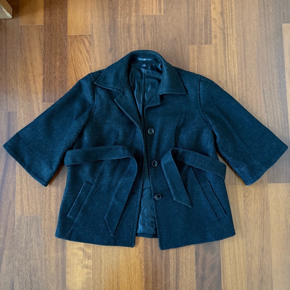 GAP dark grey cotton coat